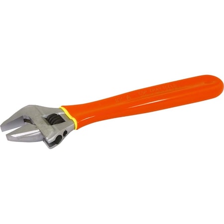 Gray Tools 10" Heavy Duty Adjustable Wrench, 1000V Insulated 65310A-I